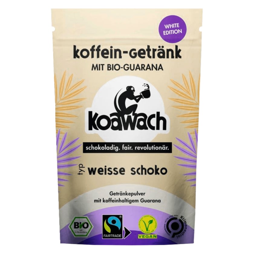 Koawach Bio Koffein-Getränk Weisse Schokolade 100g